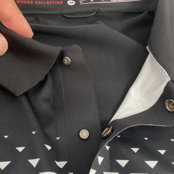 Nike size M Tiger Woods TW Mobility Majors Polo Shirt 833165-010  ⭐️⭐️⭐️… - Picture 16 of 16